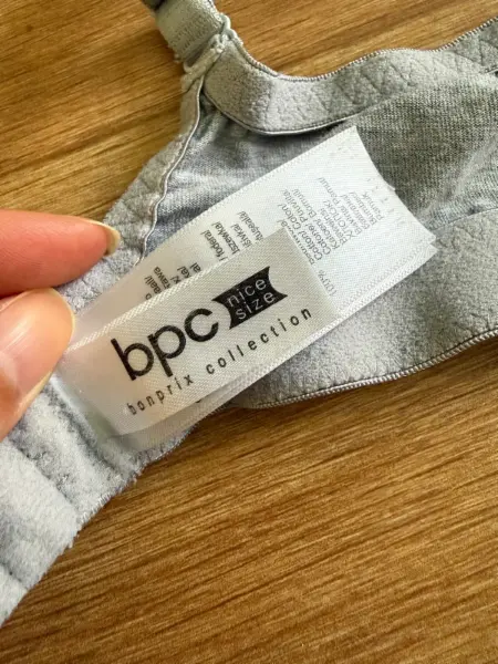 Dámská šedá kojící podprsenka Bonprix 85/B | bez vycpávek, b 8