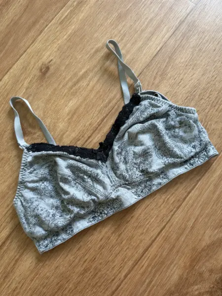 Dámská šedá kojící podprsenka Bonprix 85/B | bez vycpávek, b 6