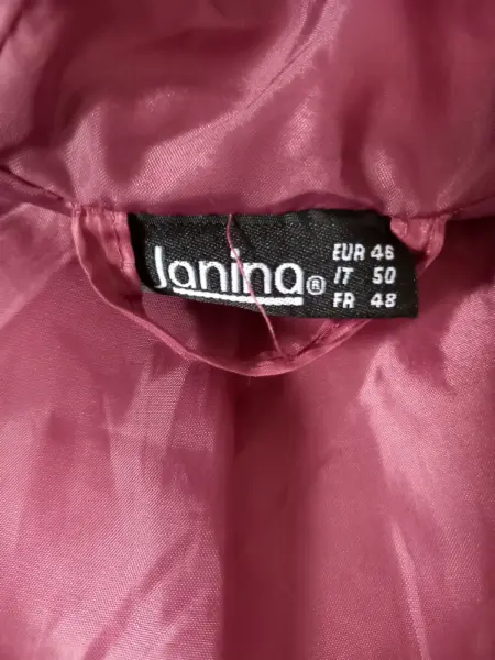Dámská prošívaná bunda Janina, vínová, vel. 46 3