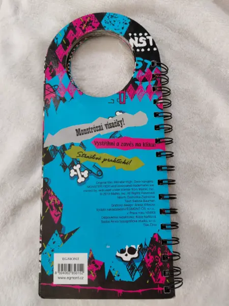 Monster High papírové visačky na kliku 3