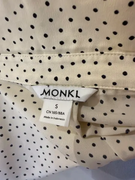 Dámská košile Monkl se vzorem puntíků, vel. S 2