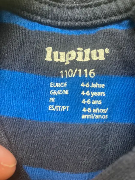 Sada 5 dětských triček Lupilu, vel. 110/116 11