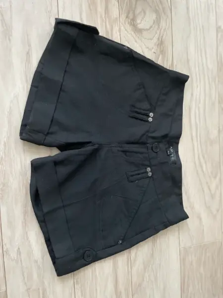 Dámské formální černé kraťasy, bermudy, šortky * vel.34 2