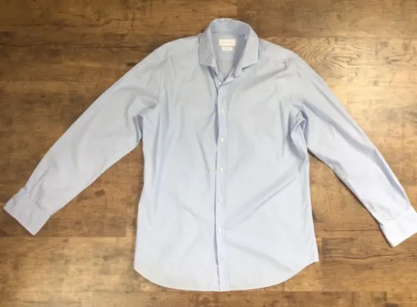 Pánská bavlněná košile Massimo Dutti, světle modrá, vel. L