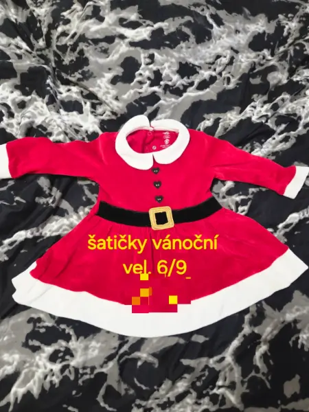 Dětské vánoční šatičky
