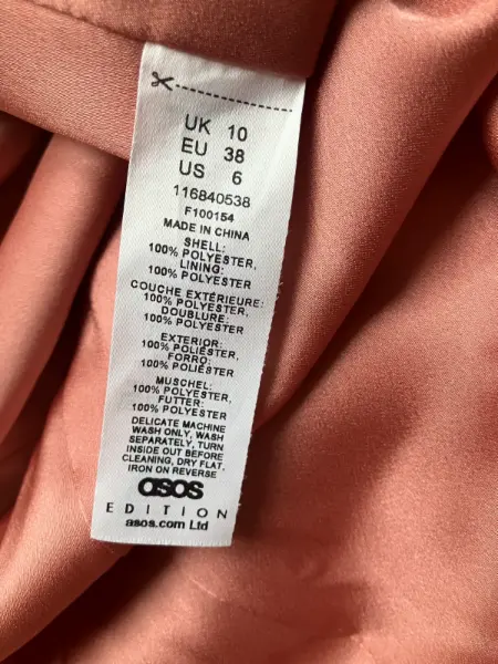 Růžové společenské šaty ASOS EDITION, vel. 38 6