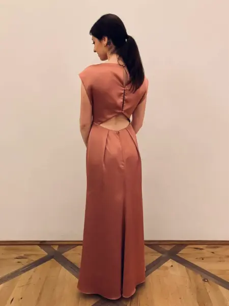 Růžové společenské šaty ASOS EDITION, vel. 38 2