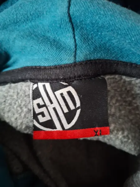Pánská mikina s kapucí, tmavě šedá, vel. XL 3