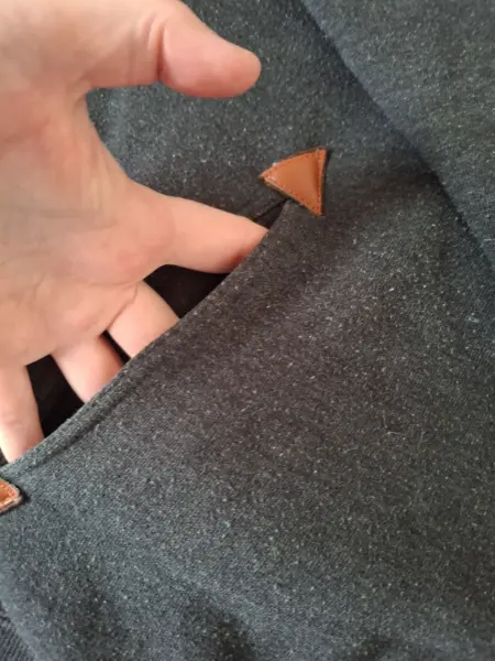 Pánská mikina s kapucí, tmavě šedá, vel. XL 2