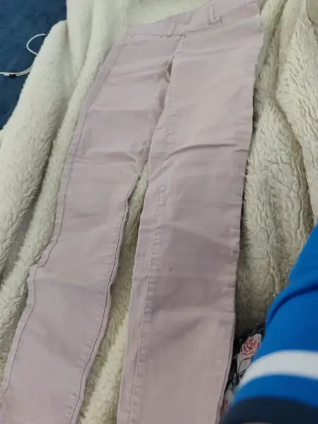 Světle růžové dámské jeggings