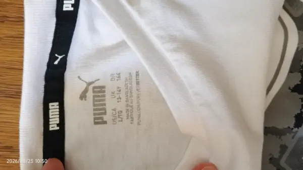 Bílé tričko Puma s logem 2