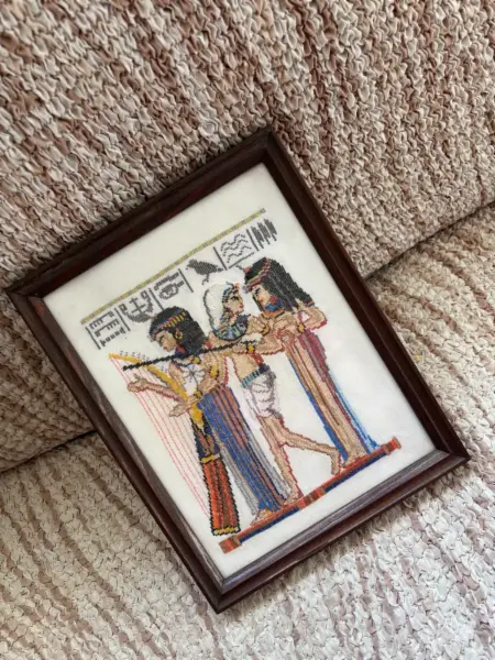 Vyšívaný obraz s egyptským motivem 3