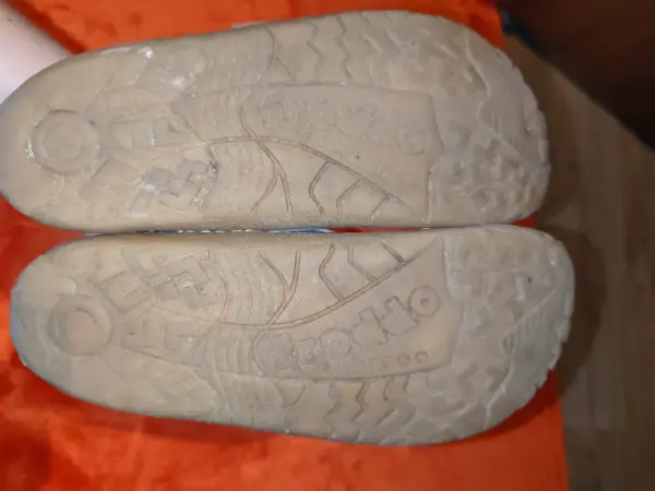 Dětské kožené Barefoot boty na suchý zip, 35 7