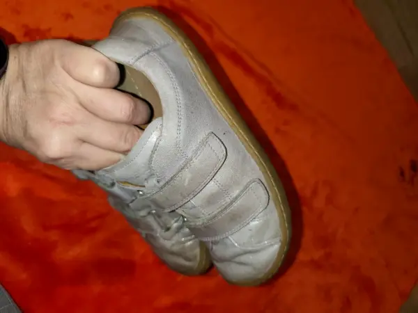Dětské kožené Barefoot boty na suchý zip, 35 6