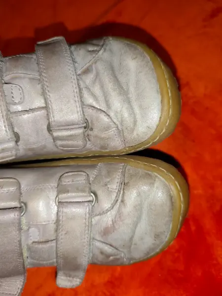 Dětské kožené Barefoot boty na suchý zip, 35 2