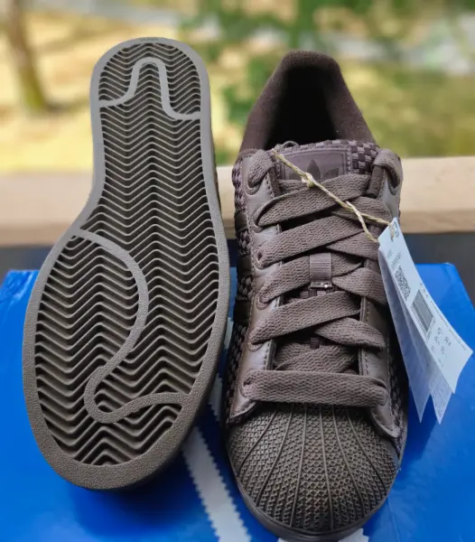 Pánské boty Adidas Superstar, hnědé, vel. 42 2/3 4