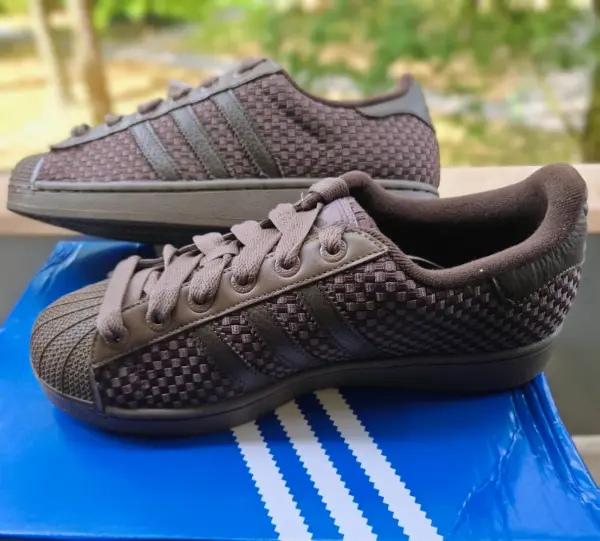 Pánské boty Adidas Superstar, hnědé, vel. 42 2/3 2