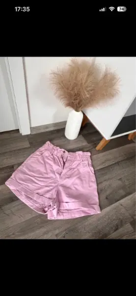 Růžové dámské kraťasy H&M