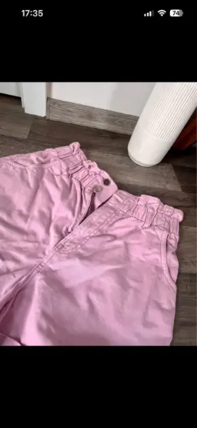 Růžové dámské kraťasy H&M 2