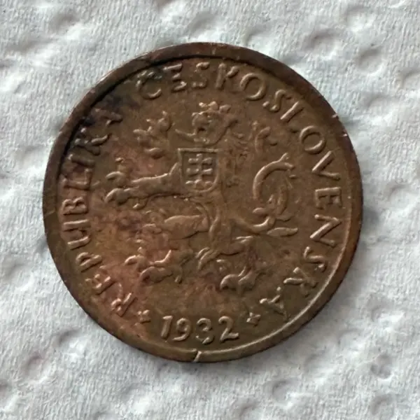 Československá mince 10 haléřů 1932 2