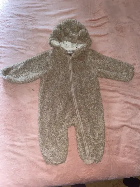 Dětský huňatý overal So Cute, 80 cm (9-12 měsíců)