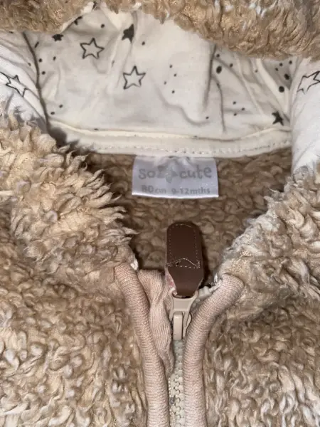 Dětský huňatý overal So Cute, 80 cm (9-12 měsíců) 2
