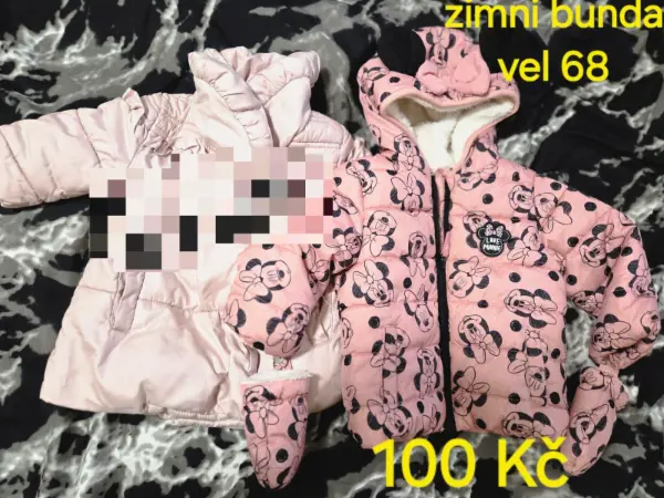 Dětská zimní bunda vel. 68