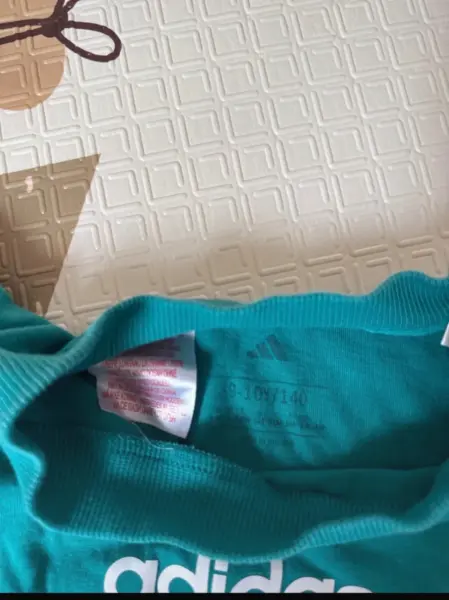 Dětské tričko Adidas tyrkysové 2