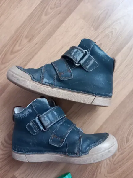 Kožené kotníkové celoročky D.D.Step vel. 27 6