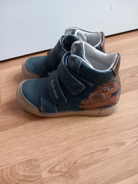 Kožené kotníkové celoročky D.D.Step vel. 27