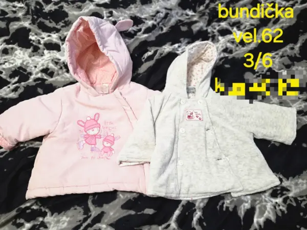 Dětské bundičky vel. 62