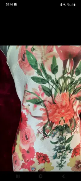 🌹Šaty se vzorem květin S/36 3