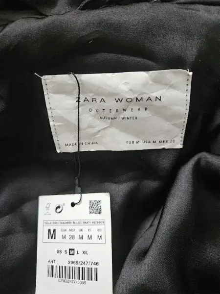 NOVÝ Kožíšek s kapucí ZARA 3