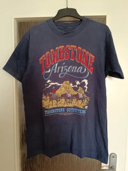 Pánské tričko Tombstone Arizona, modré M/L