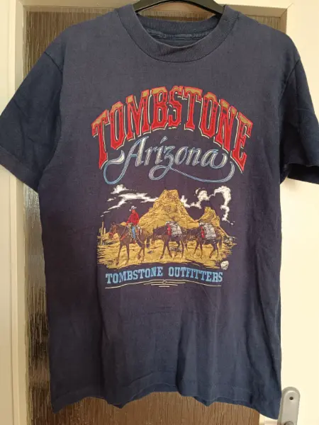 Pánské tričko Tombstone Arizona, modré M/L 2