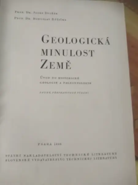 Geologická minulost Země - Dvořák, Růžička (1966) 2