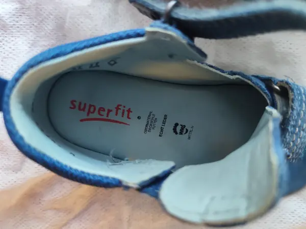 Dětské sandály Superfit, modré, vel. 22 4