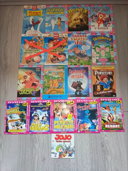 Dětské knihy a DVD s pohádkami 18