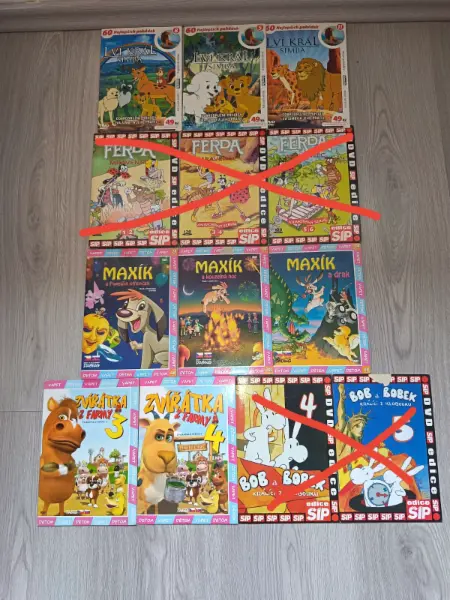 Dětské knihy a DVD s pohádkami 17