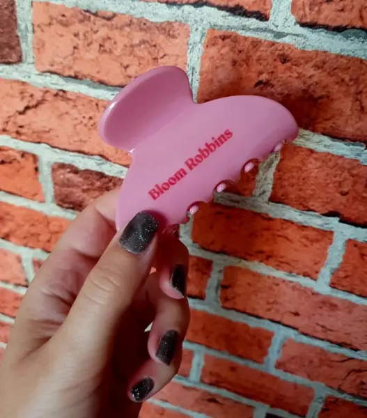 Růžový skřipec do vlasů Bloom Robbins