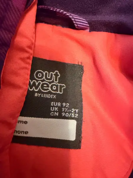 Dětská zimní kombinéza Outwear by Lindex, vel. 92 3