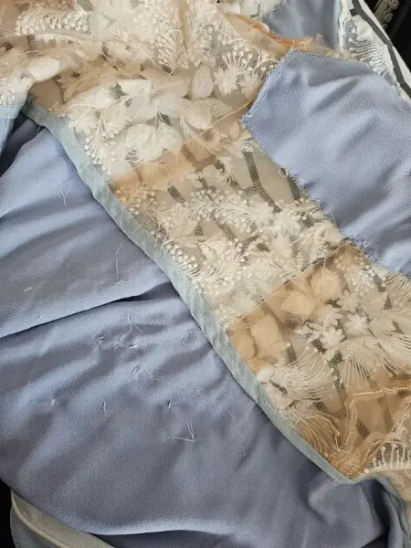 Ručně šité společenské šaty 3