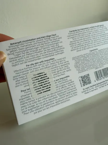 Schrammek ampule pro mastnou a problematickou pleť Impurity  3