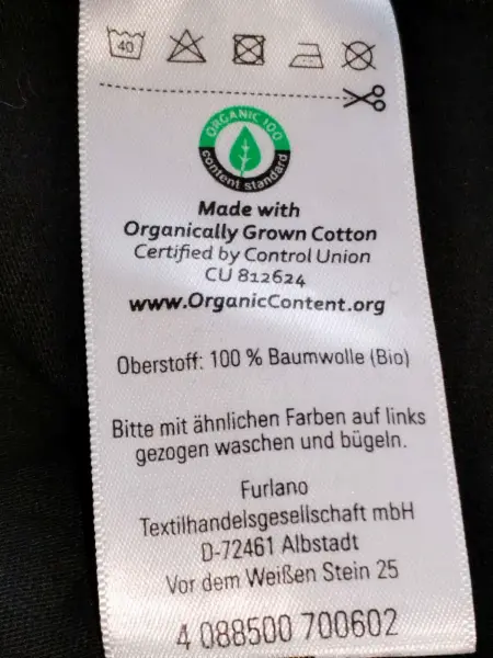 černé triko bio bavlna Blue Motion vel.M 4