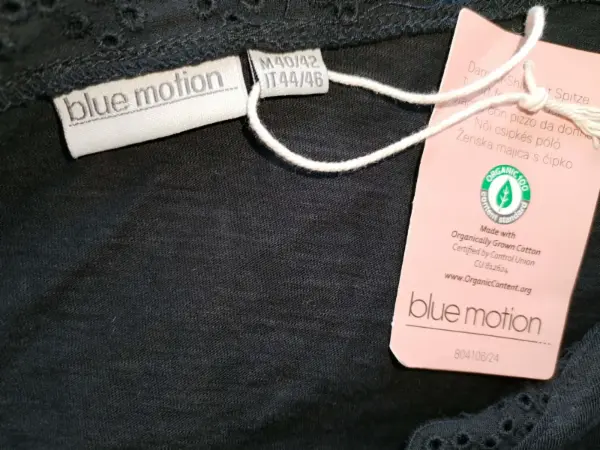 černé triko bio bavlna Blue Motion vel.M 3