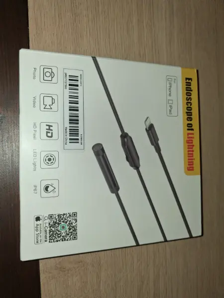 Endoskop pro iPhone a iPad s Lightning konektorem