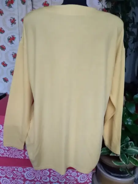 Žlutý svetřík s leopardem XXL-XXXL 5