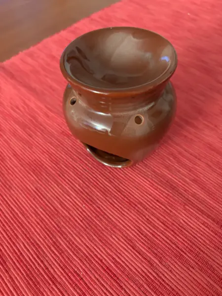 Keramická aromalampa hnědá 2