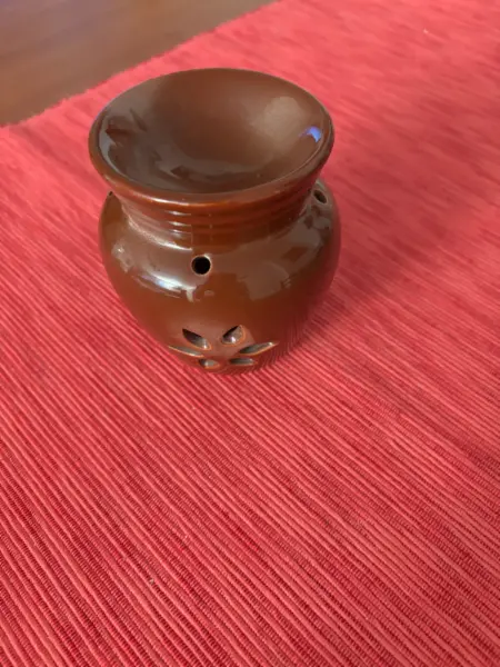 Keramická aromalampa hnědá 3