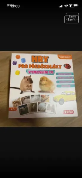 Hry pro předškoláky - Vymyslím to (Efko)